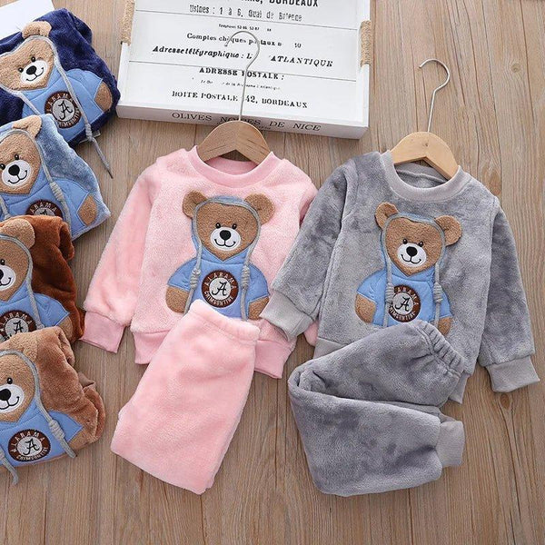 Conjunto de frio infantil Ursinho quentinho Pirulito kids® - 6 meses a 5 anos - PIRULITO KIDS