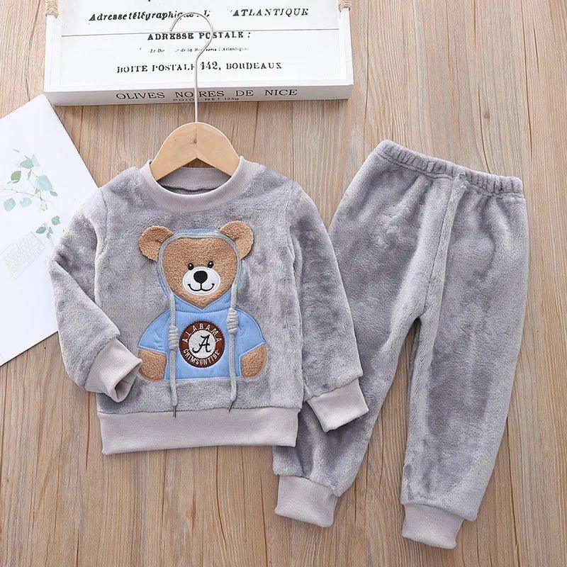 Conjunto de frio infantil Ursinho quentinho Pirulito kids® - 6 meses a 5 anos - PIRULITO KIDS