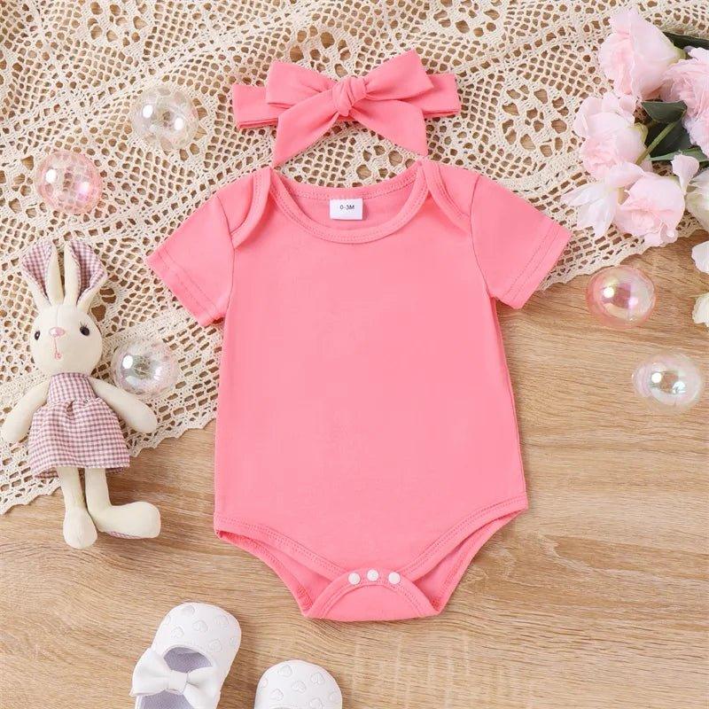 vestido Bebê ursinha Pirulito Kids Rosa - 0 a 18 meses - body vestido e faixa - PIRULITO KIDS