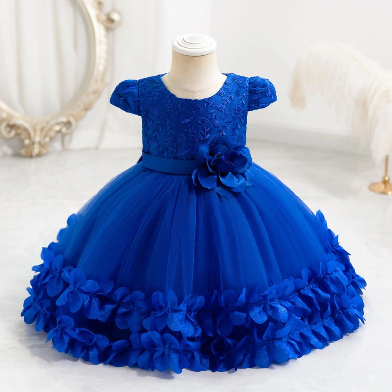 vestido Festa Linha Luxo Princesa-9 meses a 4 anos