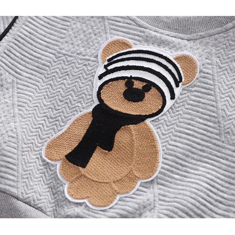 Conjunto Infantil Amigo Urso Pirulito Kids - Inverno Menino - 12 meses a 5 anos - PIRULITO KIDS